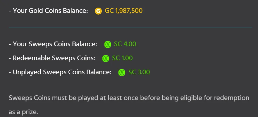 Chumba Casino Playthrough Requirements