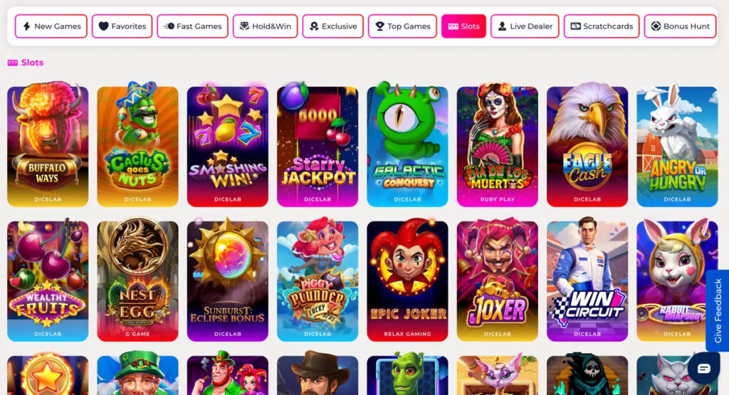 FreeSpin Casino slot game collection