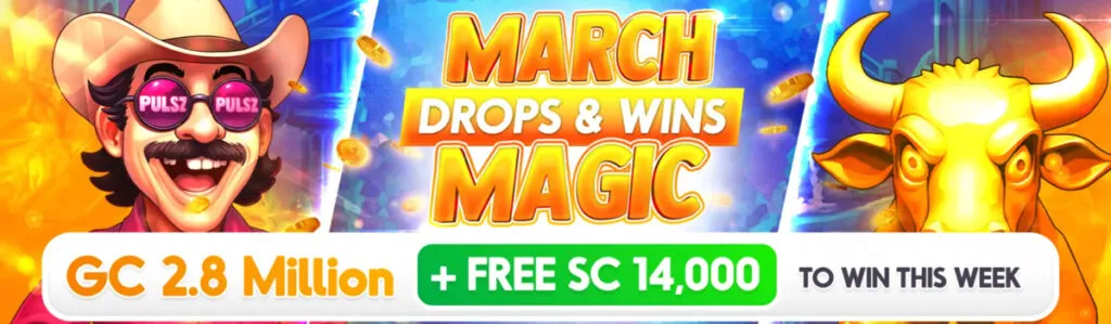 Pulsz March Drops & Wins Magic promotion