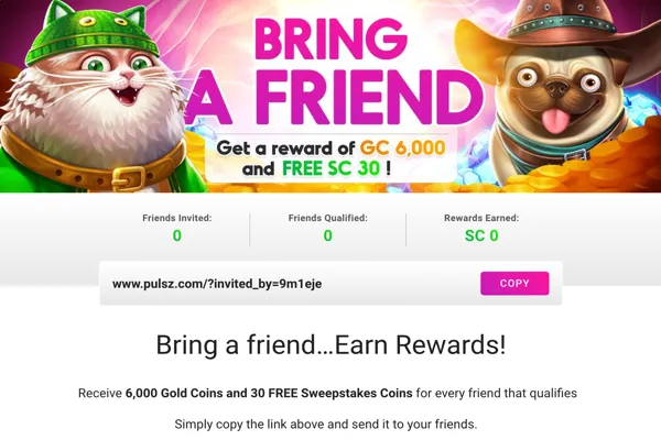 Pulsz Refer A Friend