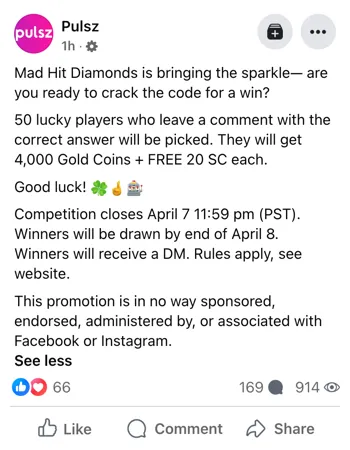 Pulsz Social Media Giveaways