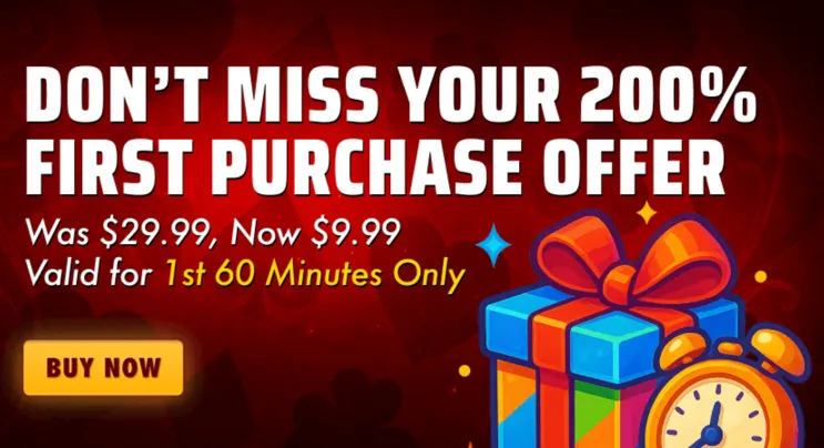 Rolla Casino first-purchase bonus offer for new players