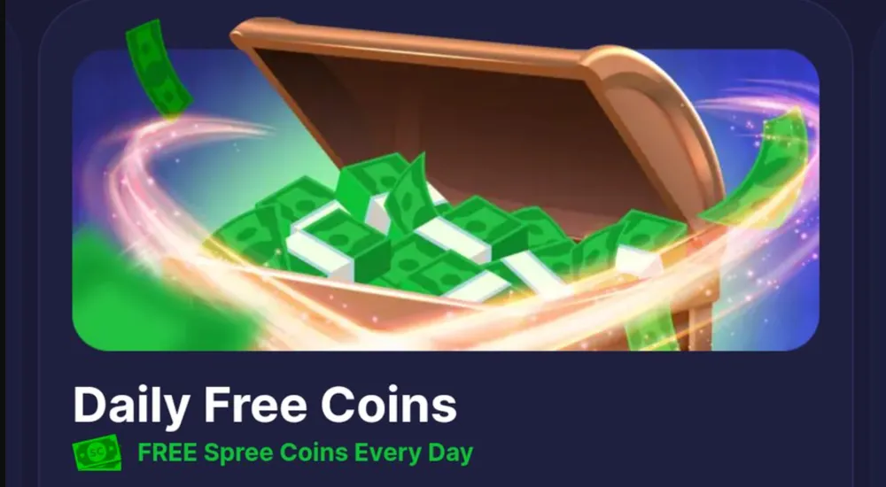 Spree Casino daily login bonus