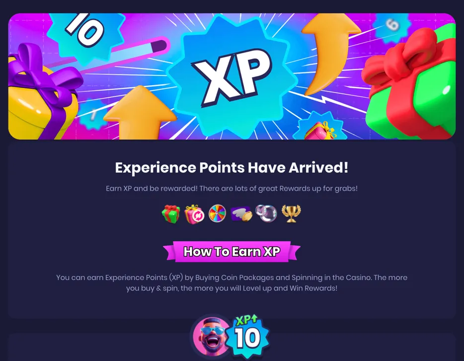 Spree Casino loyalty program